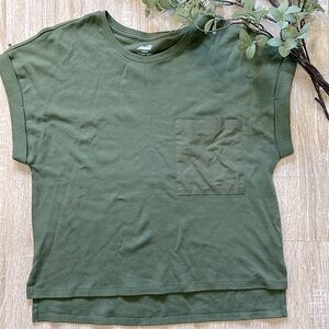 AVIA ARMY GREEN MUSCLE TEE SIZE M